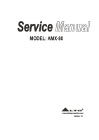 Alto AMX-80 - Service Manual 